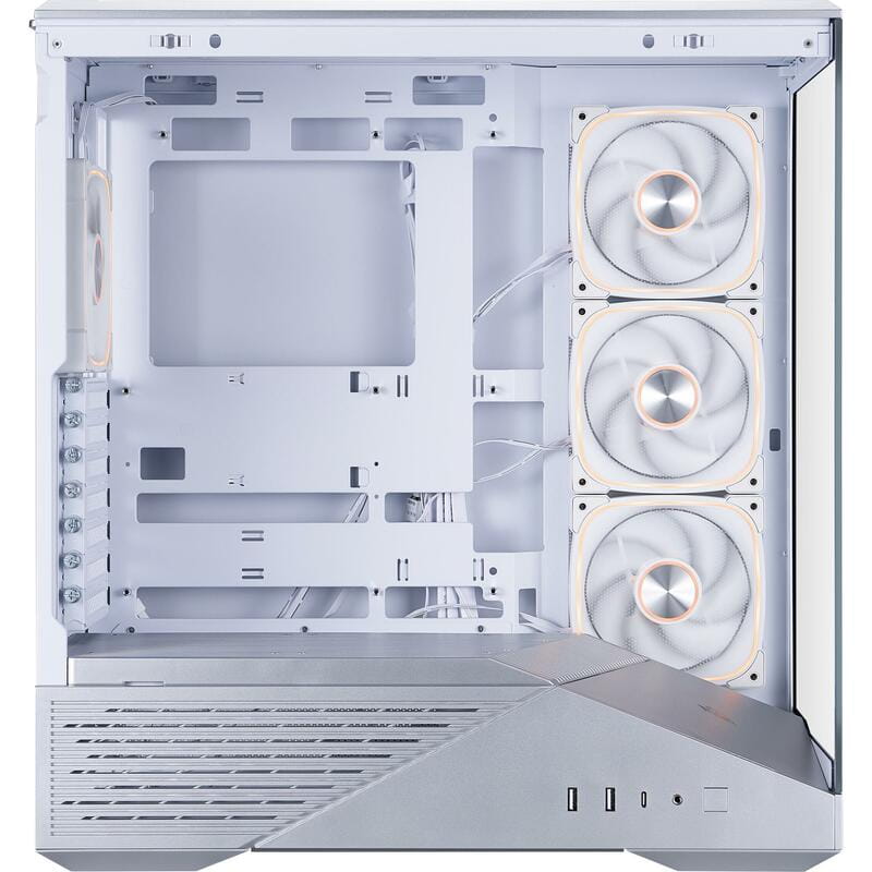 Корпус 1stPlayer GM7-SV-3FN7R-W-1FN7-W Silver