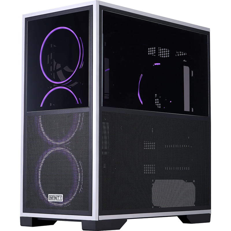 Корпус 1stPlayer IF8-BK-4FO7-14 Black