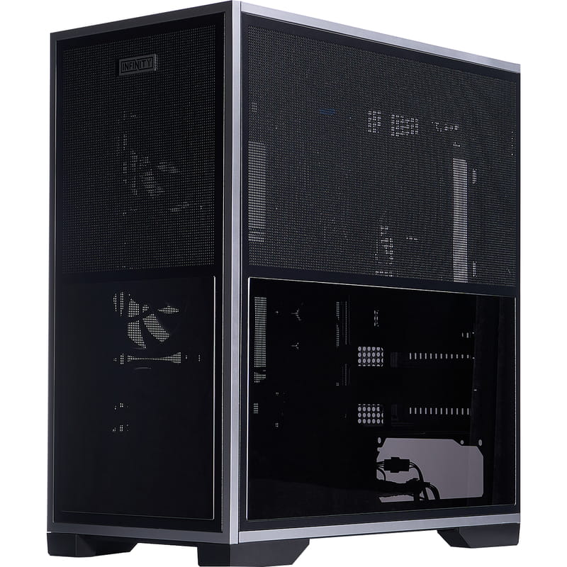 Корпус 1stPlayer IF8-BK-4FO7-14 Black