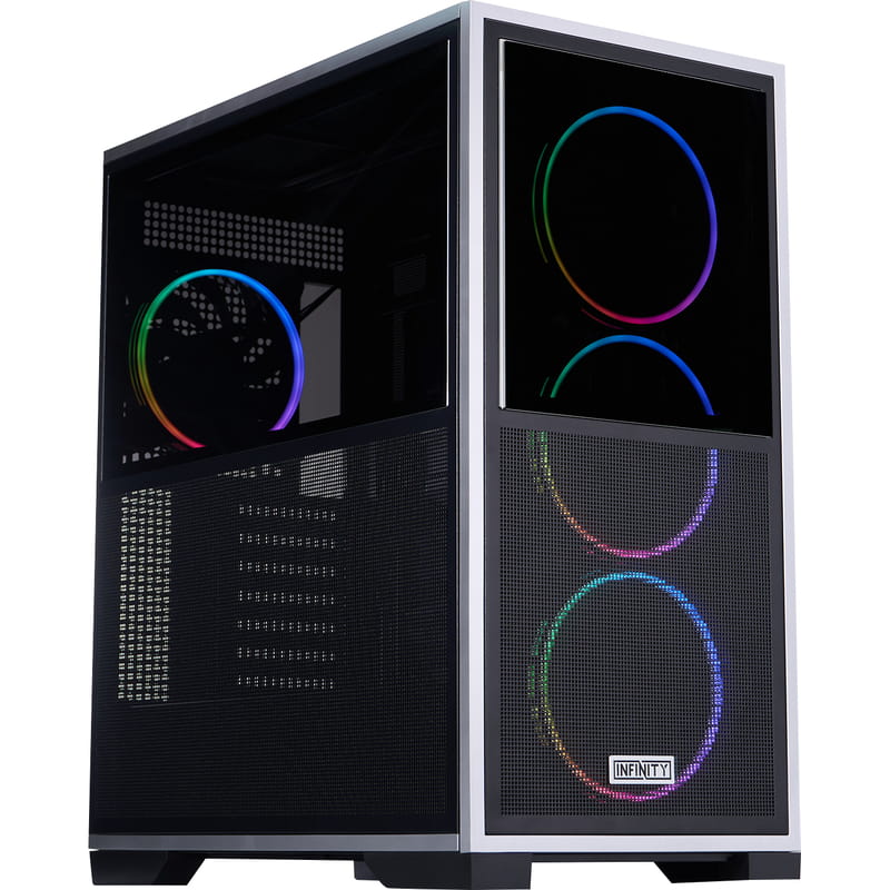 Корпус 1stPlayer IF8-BK-4FO7-14 Black