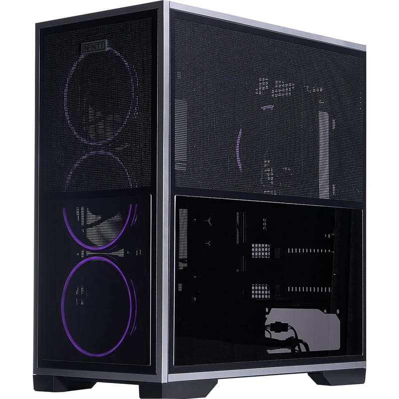 Корпус 1stPlayer IF8-BK-4FO7-14 Black