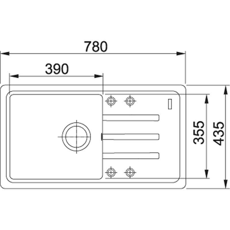 Кухонная мойка Franke Malta BSG 611-78 Оникс (114.0375.041)