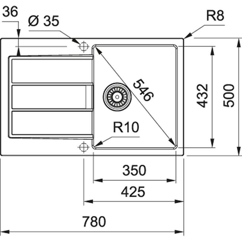 Кухонна мийка Franke Sirius 2.0 S2D 611-78 Сірий (143.0621.334)