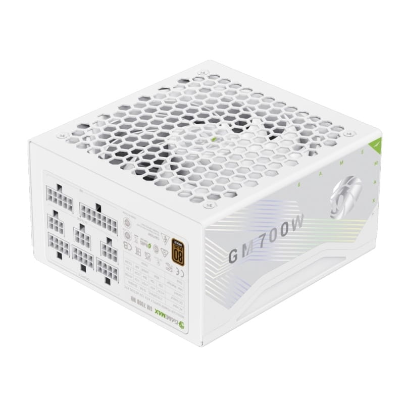 Блок живлення GameMax GM 700B WH Fully-modular New White, 700W