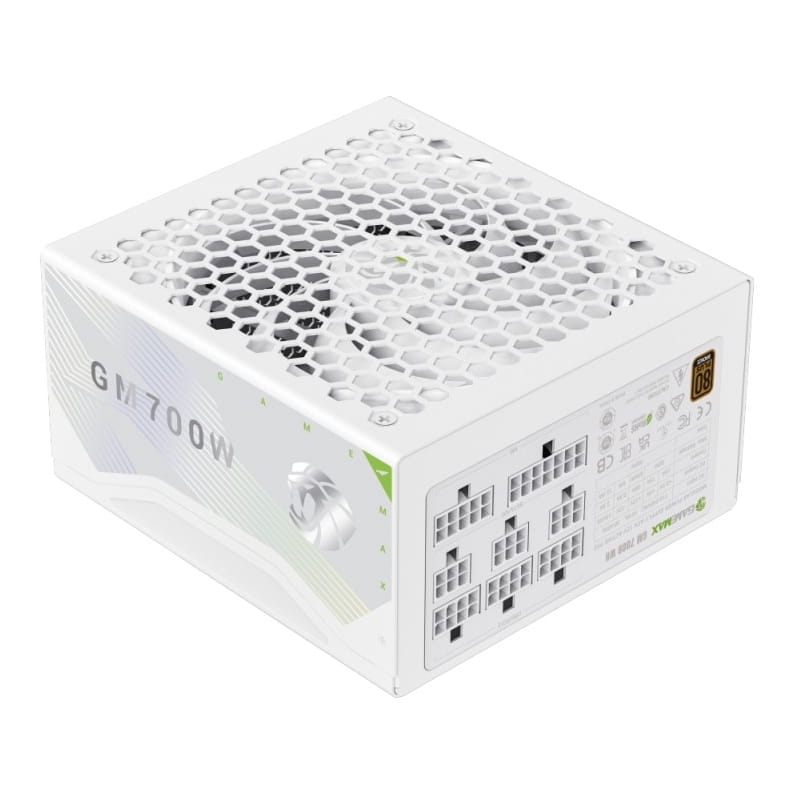 Блок живлення GameMax GM 700B WH Fully-modular New White, 700W