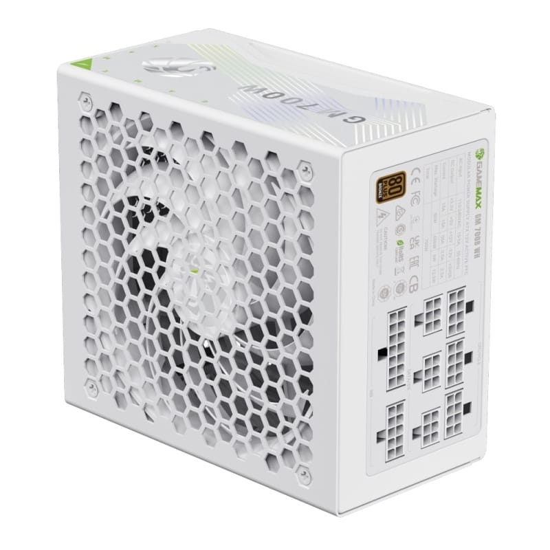 Блок живлення GameMax GM 700B WH Fully-modular New White, 700W