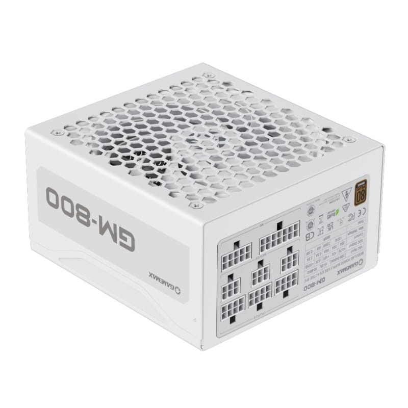 Купити Блок живлення GameMax GM-800 Modular White, 800W Блок живлення GameMax GM-800 Modular White, 800W