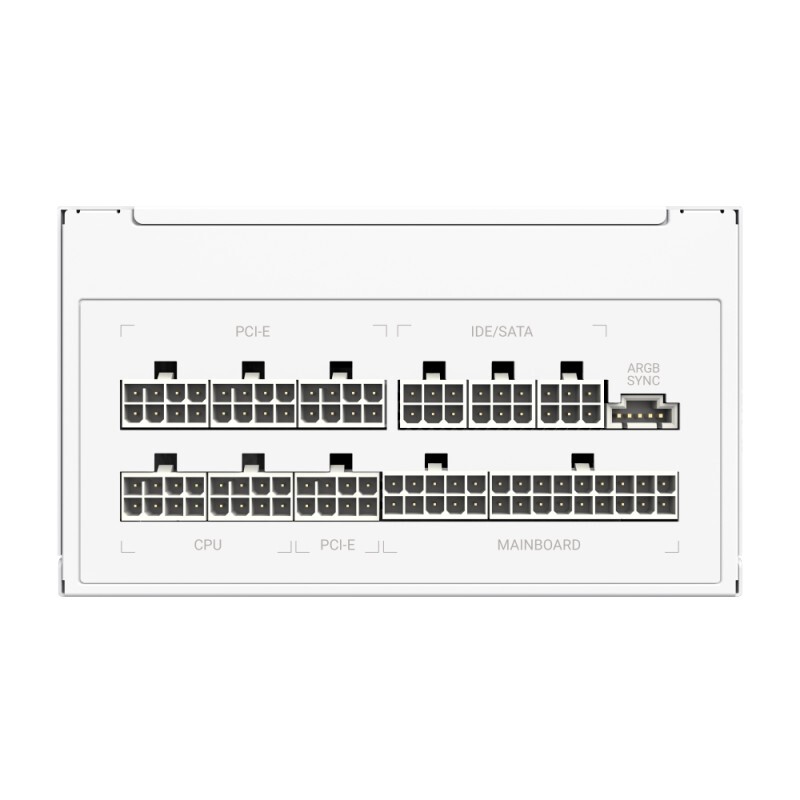 Блок живлення GameMax RGB 850G 850W White