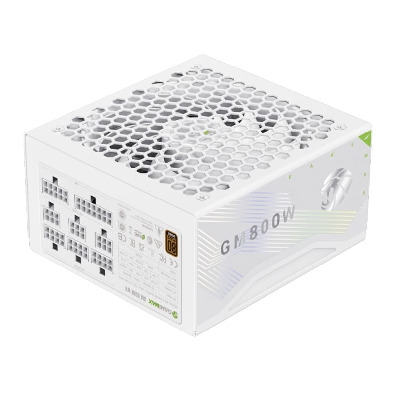 Блок питания GameMax GM 800B WH Fully-modular New White 800W