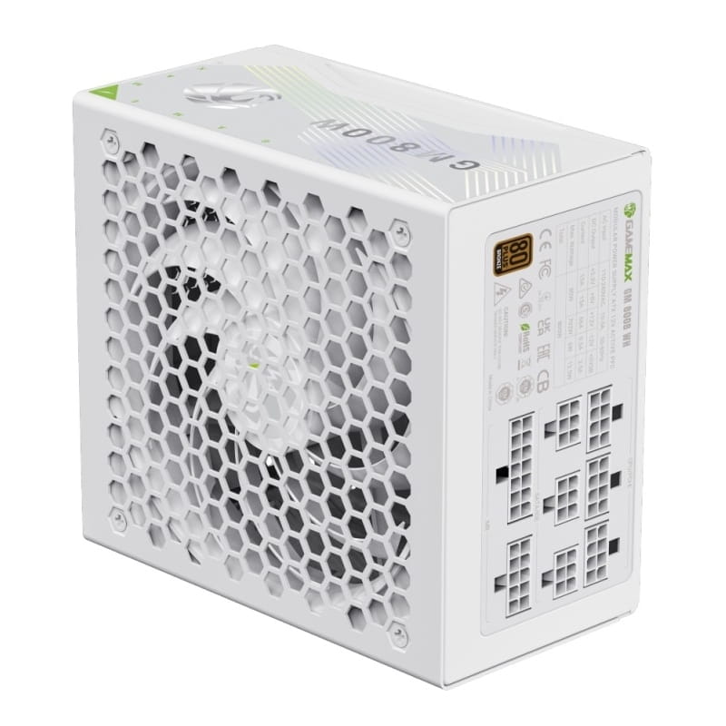 Блок питания GameMax GM 800B WH Fully-modular New White 800W