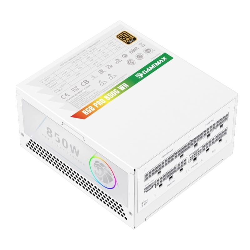 Блок питания GameMax RGB Pro 850G WH 850W