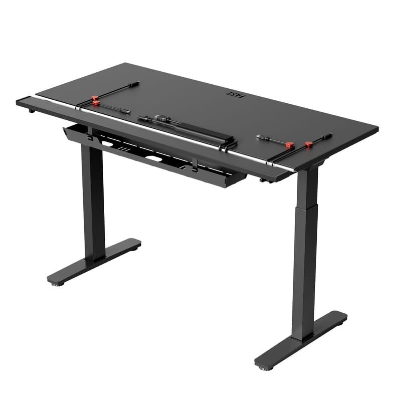 Геймерский стол 1stPlayer F.A.S.T Black (FAST-1470-RGB-BK)_подарок