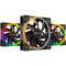 Фото - Вентилятор be quiet! Light Wings 140mm PWM Triple Pack (BL078), 140x140x25 мм, 4-pin, чорний | click.ua