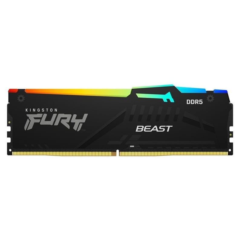Модуль пам`яті DDR5 2x32GB/6000 Kingston Fury Beast RGB Black (KF560C36BBE2AK2-64)