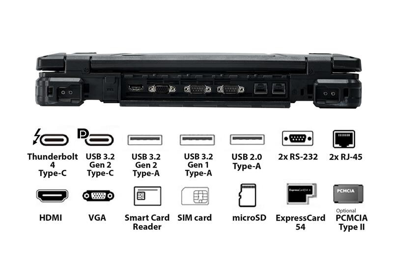 Ноутбук Durabook Z14 Basic (Z4E1Q4DA3BXX) Black
