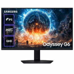 Монiтор Samsung 27" Odyssey G6 (LS27FG606EIXUA) IPS Black 350Hz