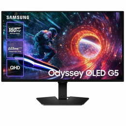 Монiтор Samsung 27" Odyssey G5 (LS27FG502SIXUA) OLED Black 180Hz