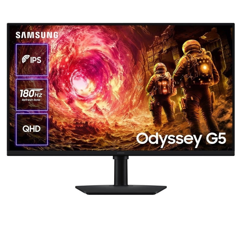Монiтор Samsung 32" Odyssey G5 (LS32FG502EIXUA) IPS Black 180Hz