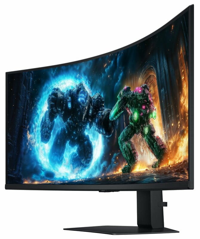 Монiтор Samsung 40" Odyssey G7 (LS40FG756EIXUA) VA Black 180Hz Curved