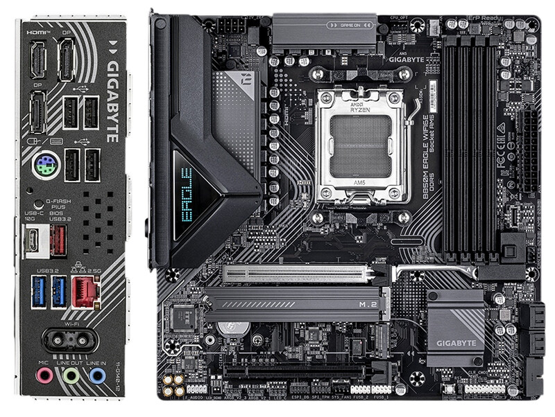 Материнська плата Gigabyte B850M Eagle WiFi6E Socket AM5