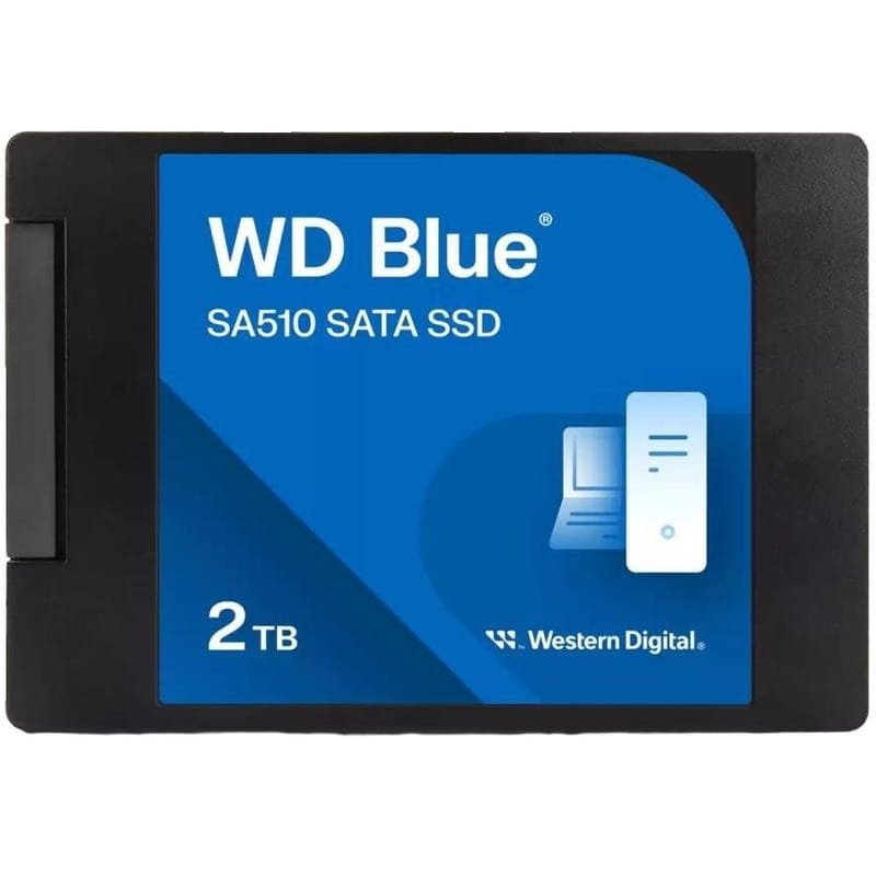 Накопитель SSD 2TB WD Blue SA510 2.5" SATAIII 3D TLC (WDS200T3B0A)