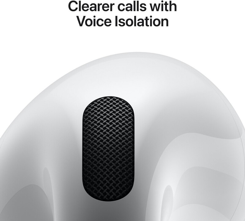 Bluetooth-гарнiтура Apple AirPods 4 (MXP63ZE/A)