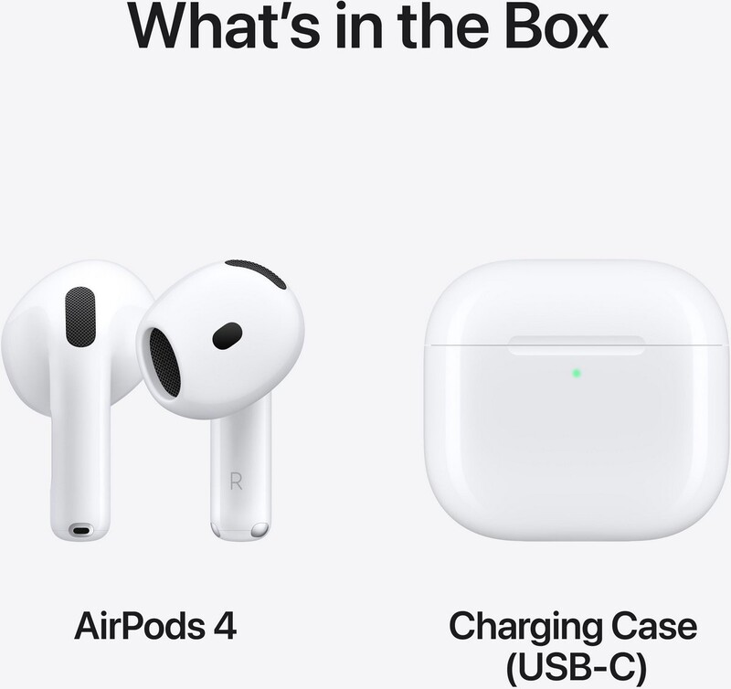 Bluetooth-гарнiтура Apple AirPods 4 (MXP63ZE/A)