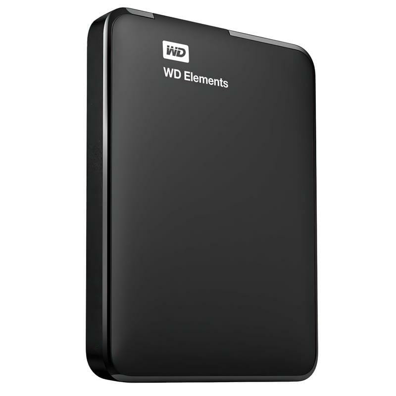 Зовнішній жорсткий диск 2.5" USB 1.0TB WD Elements Black (WDBUZG0010BBK-WESN)_Bulk