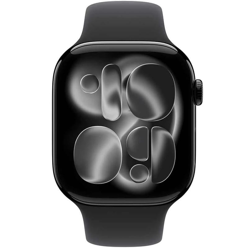Смарт-часы Apple Watch Series 11 GPS 42mm Jet Black Aluminium Case with Black Sport Band - S/M (MEQT4RK/A)