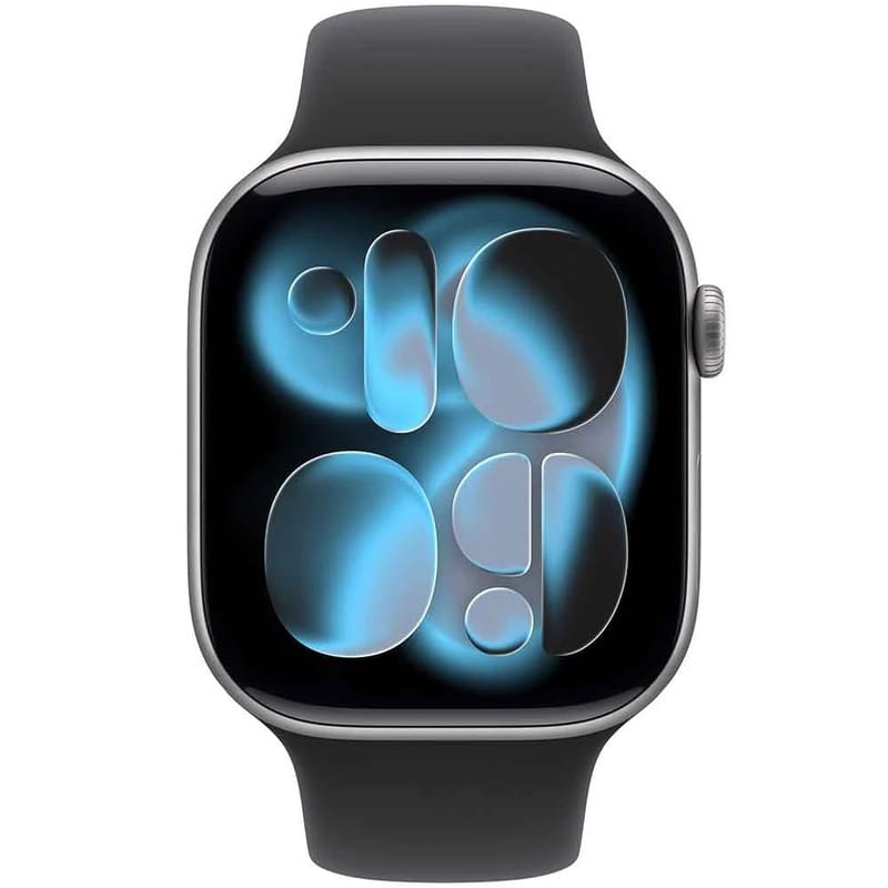 Смарт-часы Apple Watch Series 11 GPS 42mm Space Grey Aluminium Case with Black Sport Band - S/M (MEQW4RK/A)