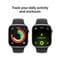 Фото - Смарт-годинник Apple Watch Series 11 GPS 46mm Space Grey Aluminium Case with Black Sport Band (MEV04RK/A) | click.ua