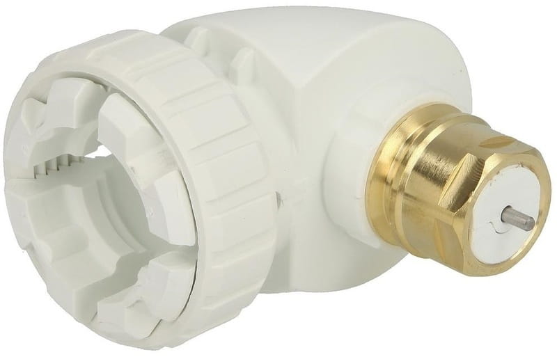 Угловой адаптер Danfoss для термостатических элементов RA, соединение Click (013G1350)