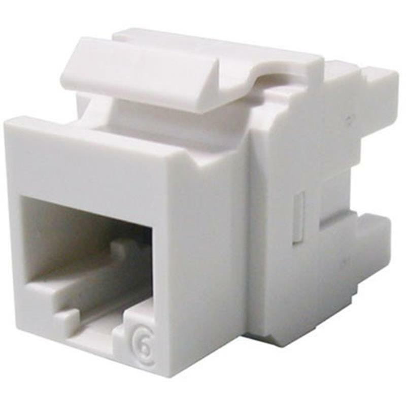 Модуль Molex Keystone KSJ-00033-02, 1xRJ45, UTP, Cat 6, белый