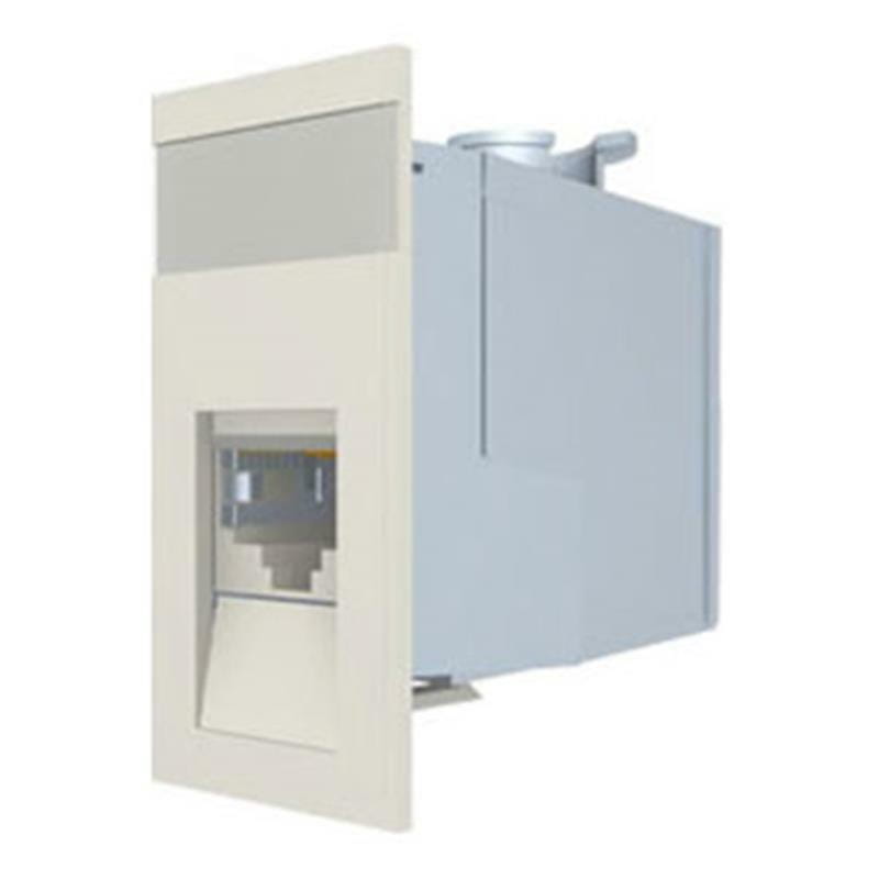 Модуль Molex (17.1C.011.D0015) 50х25, 1xRJ45, STP, Cat 5е,  прямой, белый