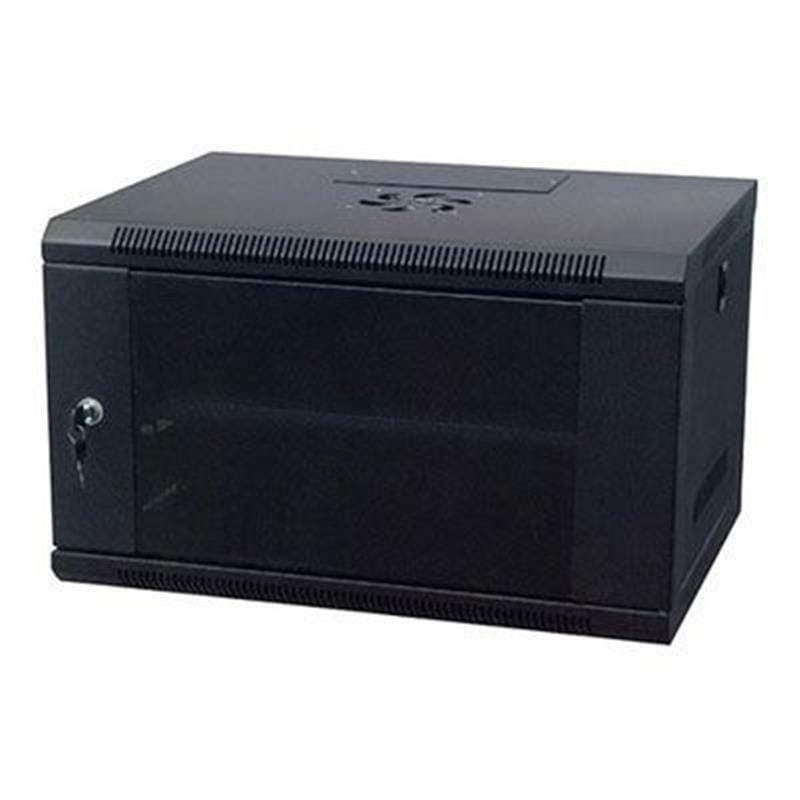 Шкаф настенный Kingda (KD-007-6618) RAL9004 19" 18U 600мм