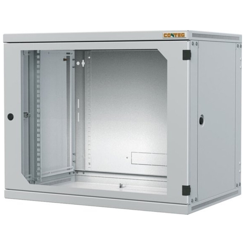 Шафа настінна Conteg 19" 6U зі склян. дверцею, 600х500мм, IP30 RUN-06-60/50-I