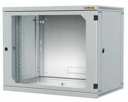 Шафа настінна Conteg 19" 6U зі склян. дверцею, 600х500мм, IP30 RUN-06-60/50-I