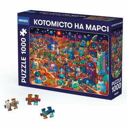 Пазл Orner Котогород на Марсе 1000 элементов