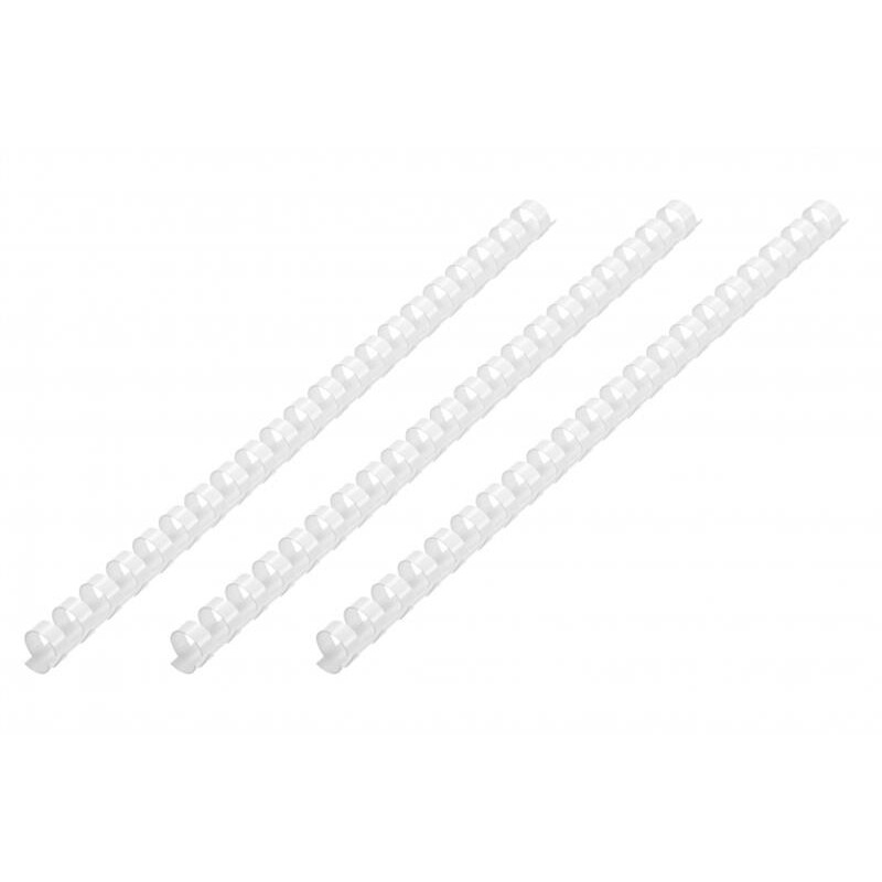 Пружина пластиковая 2E A4, 16 мм, белая, 100шт (2E-PL16-100WH)