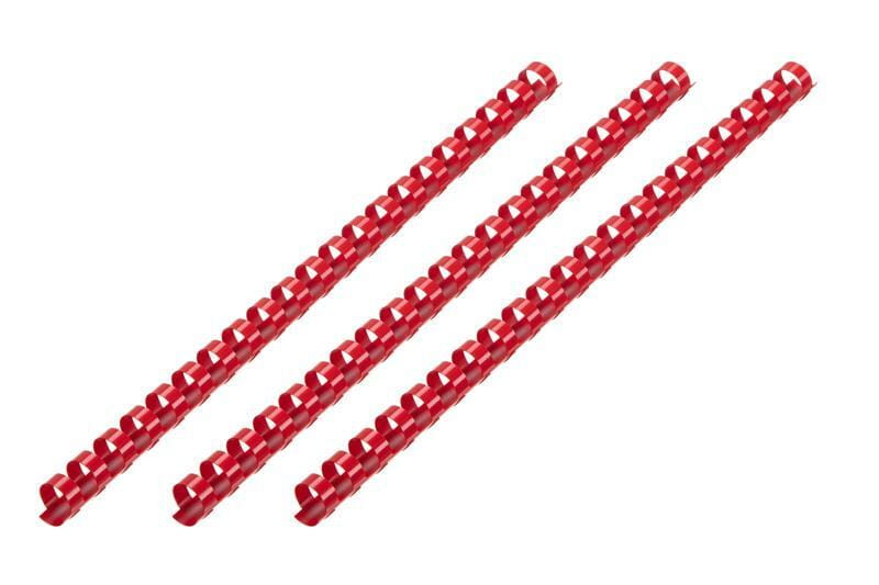 Пружина пластиковая 2E A4, 16 мм, красная, 100шт (2E-PL16-100RD)