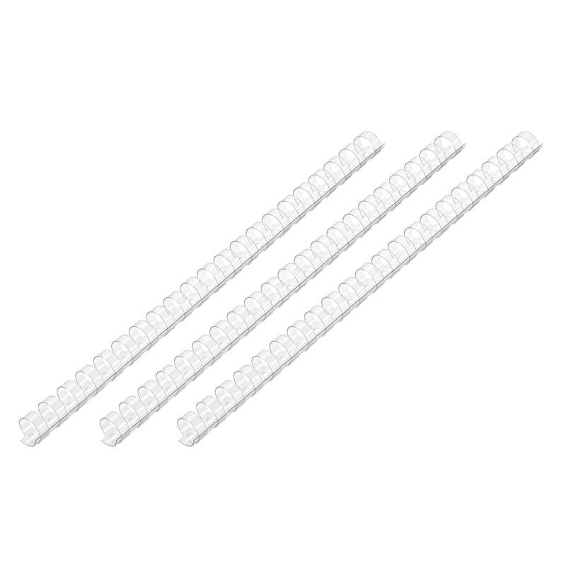 Пружина пластиковая 2E A4, 19 мм, прозрачная, 100шт (2E-PL19-100CL)