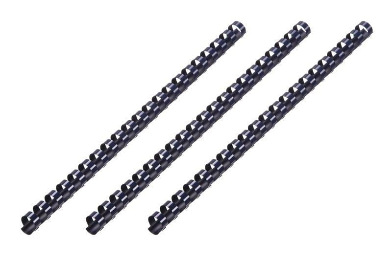 Пружина пластиковая 2E A4, 19 мм, темно-синяя, 100шт (2E-PL19-100NV)