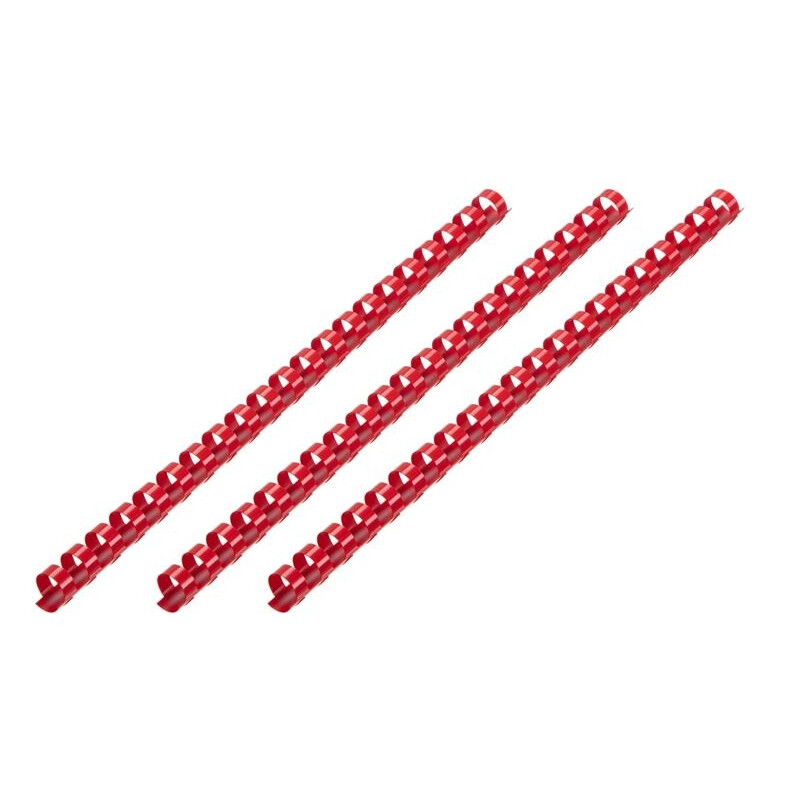 Пружина пластиковая 2E A4, 19 мм, красная, 100шт (2E-PL19-100RD)