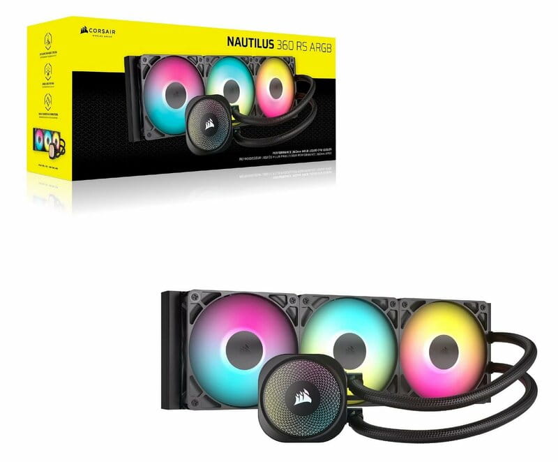 Система водяного охлаждения Corsair Nautilus 360 RS ARGB (CW-9060093-WW)