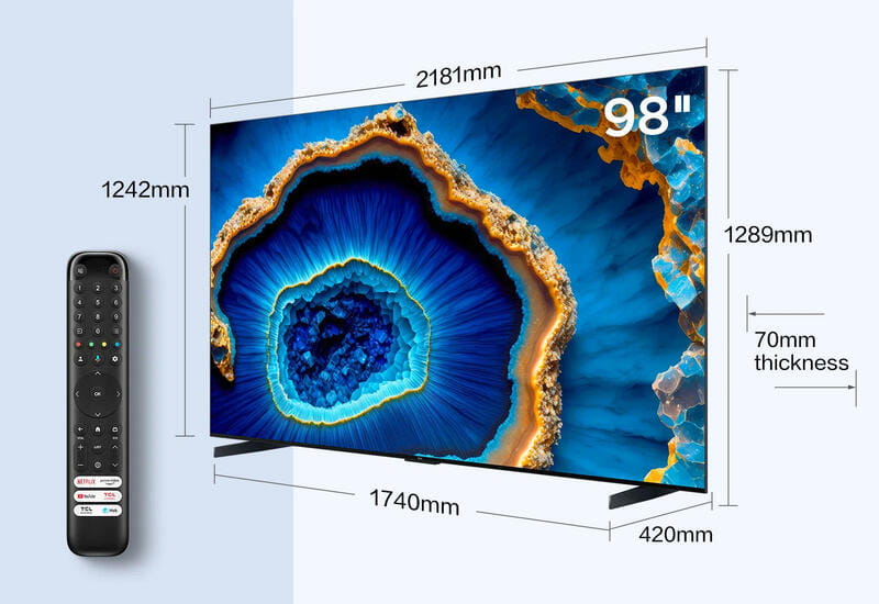 Телевiзор TCL 98C805K