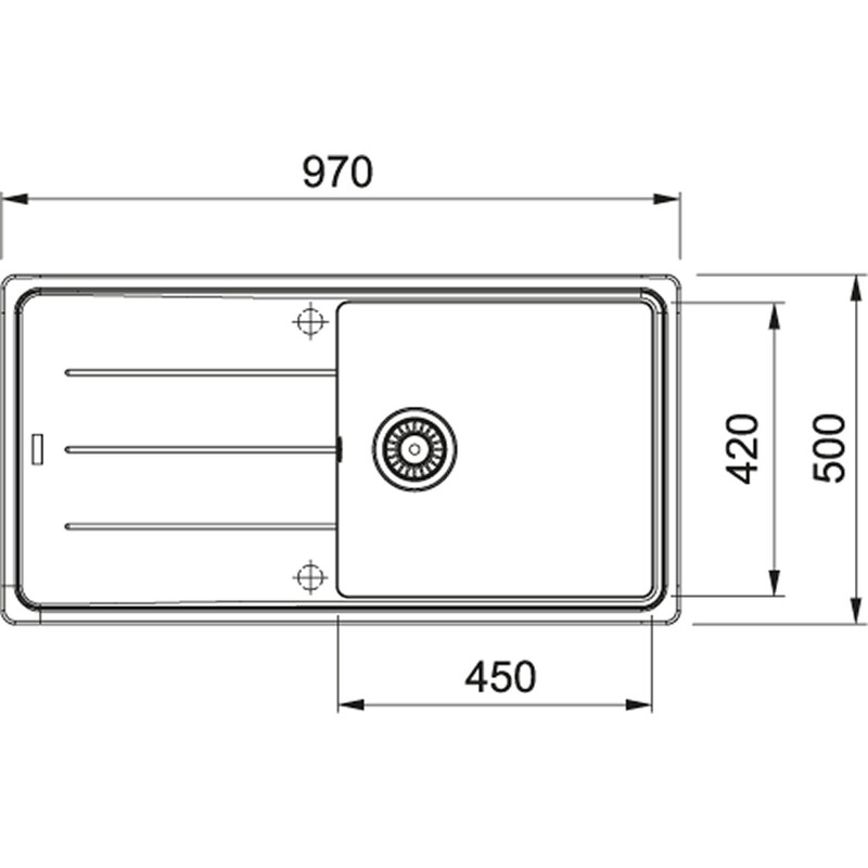 Кухонная мойка Franke Basis BFG 611-97 Бежевый (114.0363.932)