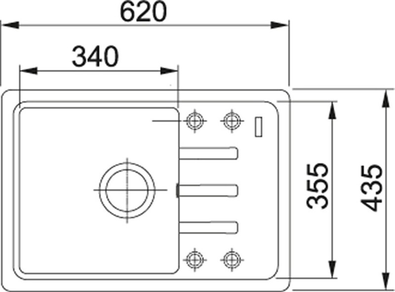 Кухонная мойка Franke Malta BSG 611-62 Серый камень (114.0575.042)