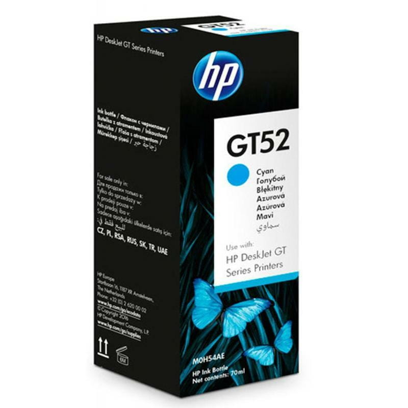 Чернила HP GT52 5810/5820 Cyan (M0H54AE) 70 г