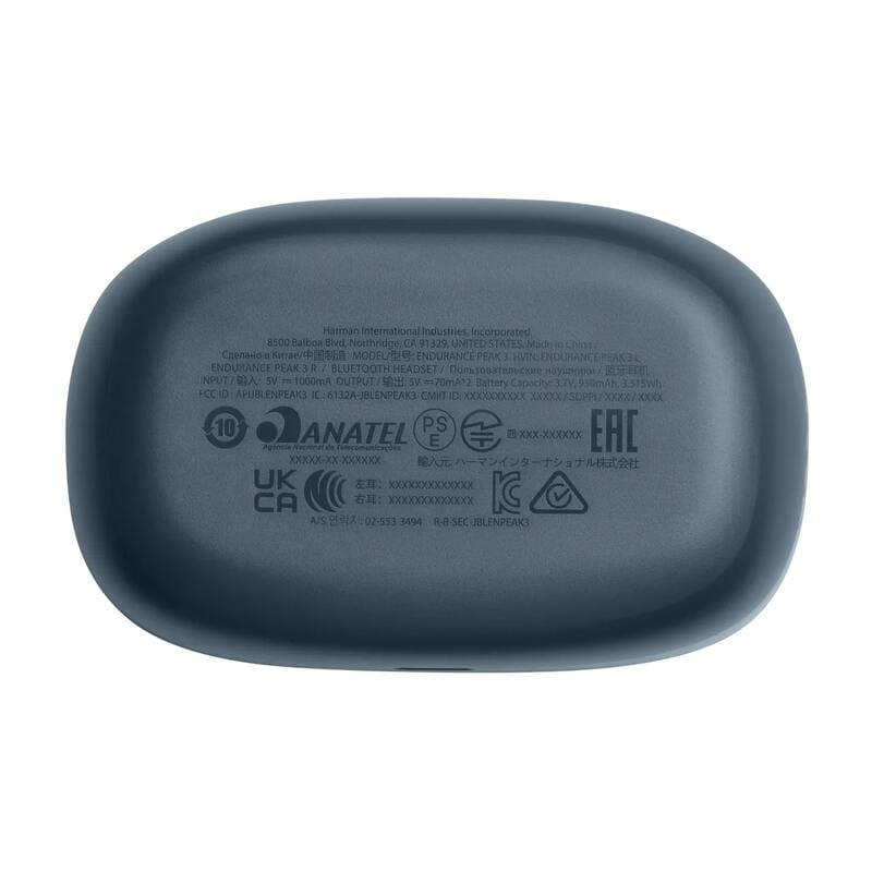 Bluetooth-гарнітура JBL Endurance Peak 3 Blue (JBLENDURPEAK3BLU)