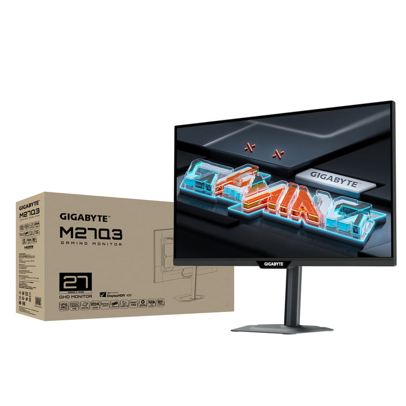 Монітор Gigabyte 27" M27Q3 IPS Black 300Hz